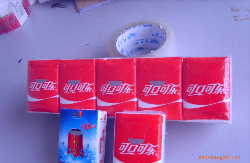 供應廣告紙巾荷包紙巾，可定牌生產各類廣告紙巾