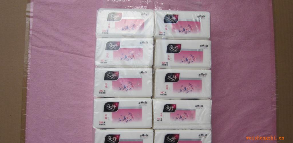廠家直銷卉好320張玫瑰系列優雅生活用紙