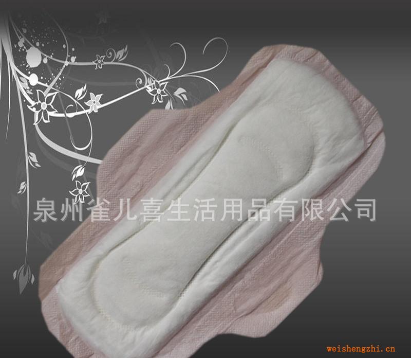 特別供應一次性高質衛生巾純棉表層OEM貼牌加工外貿出口廠家