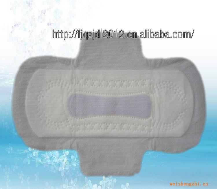 衛(wèi)生巾批發(fā)代理衛(wèi)生巾廠(chǎng)家生產(chǎn)加工代理240MM日用棉柔藍(lán)芯片衛(wèi)生