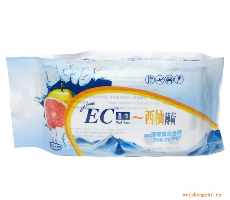 ABCEC西柚薄荷衛生濕巾（獨立包裝）E04